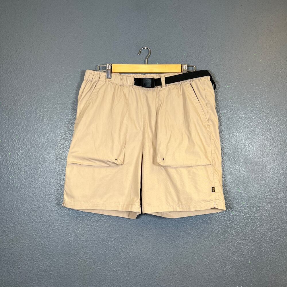 Alpha Industries M men’s beige cargo outdoor hiking shorts